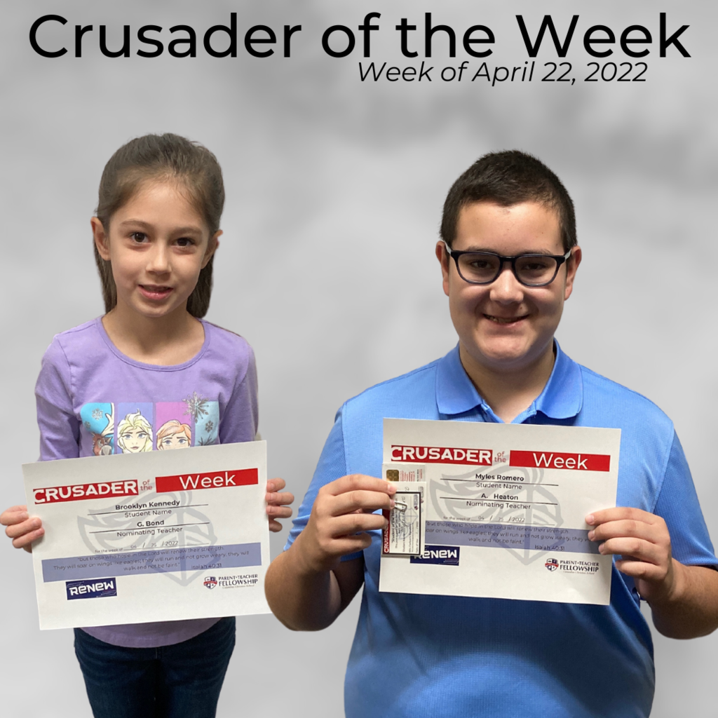 crusader of the week42222